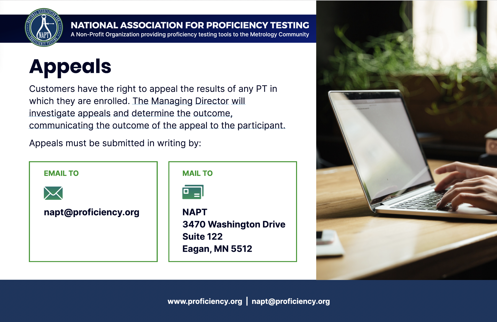 NAPT Appeals Process