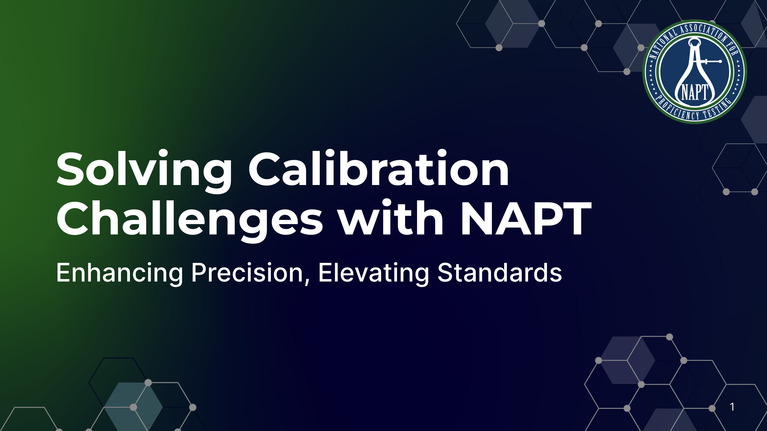 Solving Calibration Challenges with NAPT